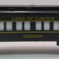 Lionel 6-9544 O Gauge TCA 1980 Land of Lincoln "Chicago" Observation Car