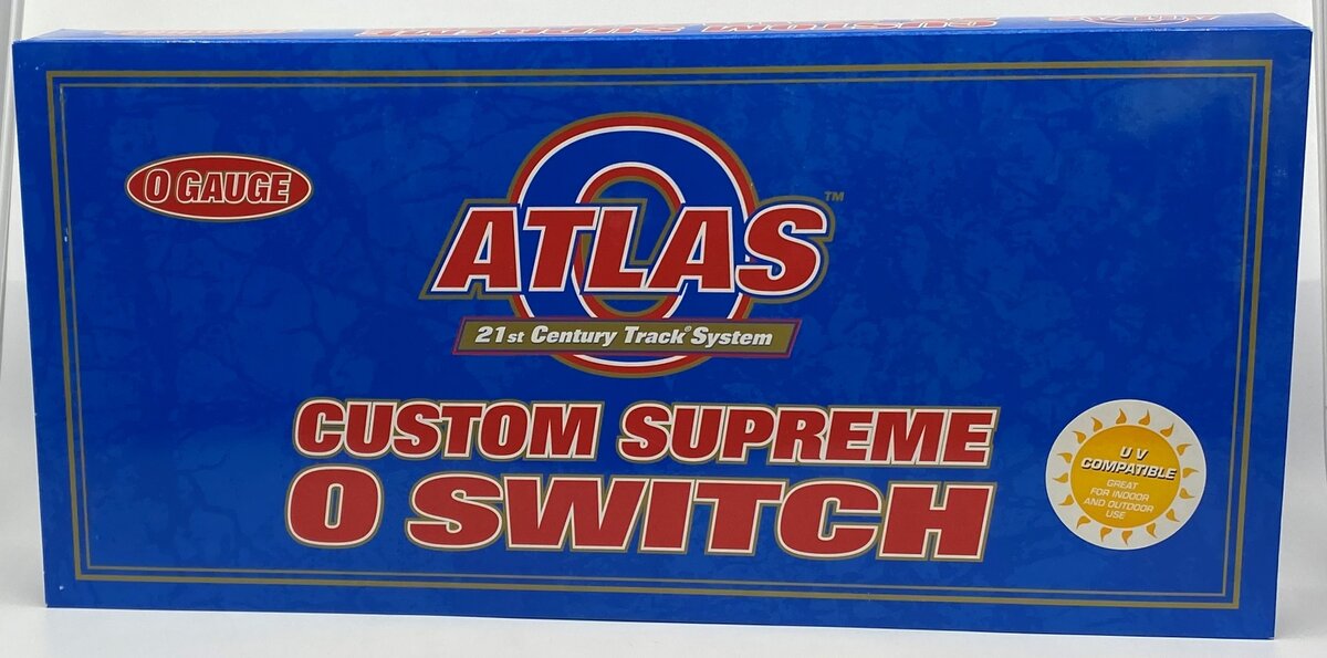Atlas 6075 O Nickel Silver O-36 Left Hand Remote Switch Turnout