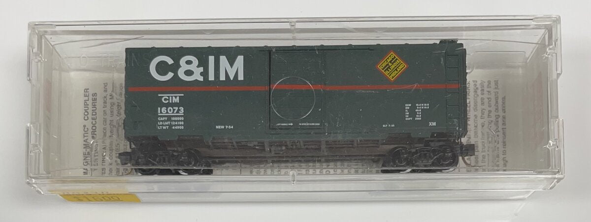 Micro-Trains 02000476 N Chicago & Illinois Midland 40' Standard Boxcar #16073