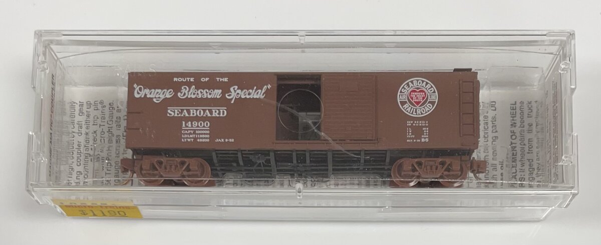 Micro-Trains 12000230 N Scale Seaboard Air Line 40' USRA Boxcar #14900