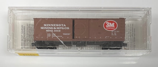 Micro-Trains 03900190 N Scale Minnesota Mining & Manufacturing Co. Boxcar #1040