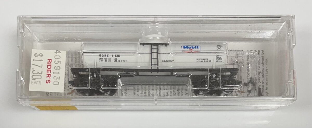 Micro-Trains 06500120 N Scale Mobil Oil Company 39' Single Dome Tank Car #11135