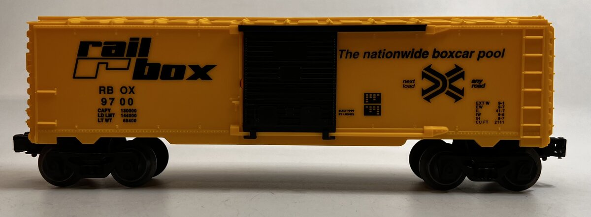 Lionel 6-26240 O Gauge Railbox Starter Boxcar #9700