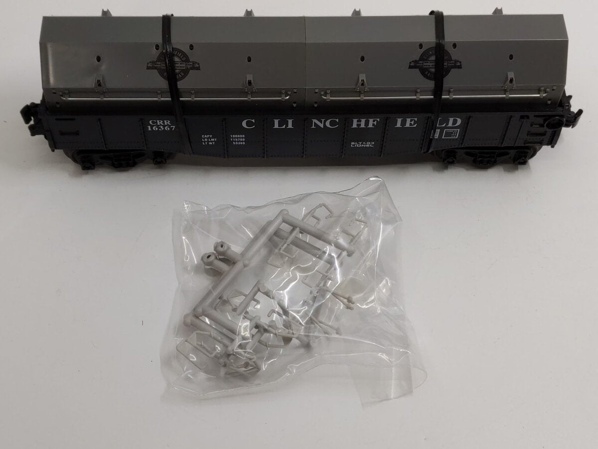 Lionel 6-16367 O Gauge Clinchfield Gondola w/Coil Covers