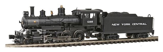 Bachmann 51453 N New York Central 4-6-0 Steam Locomotive w/DCC #1235