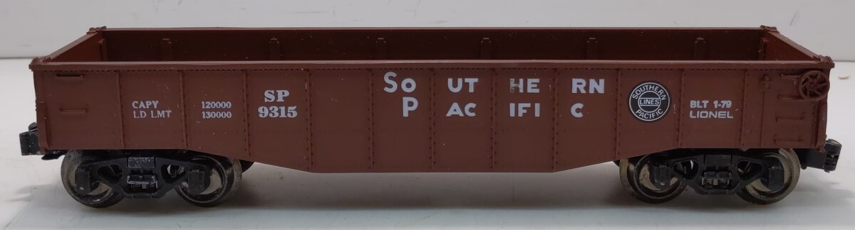 Lionel 6-9315 O Gauge Southern Pacific Gondola