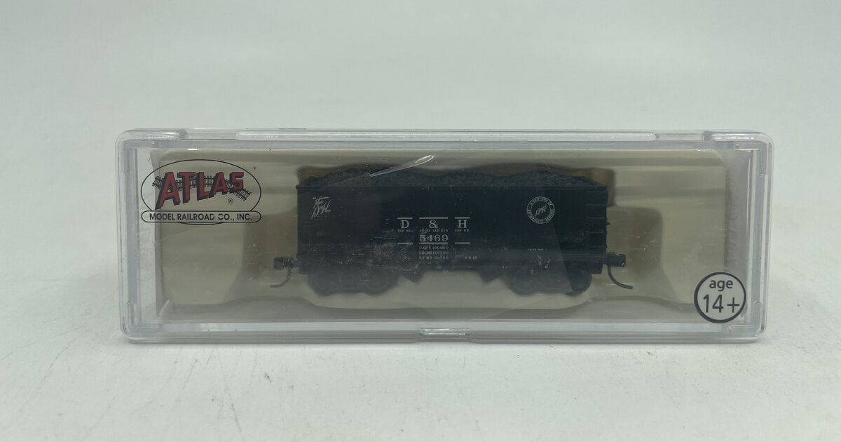 Atlas 41308 N Scale D&H 55T Fishbelly Hopper #5469