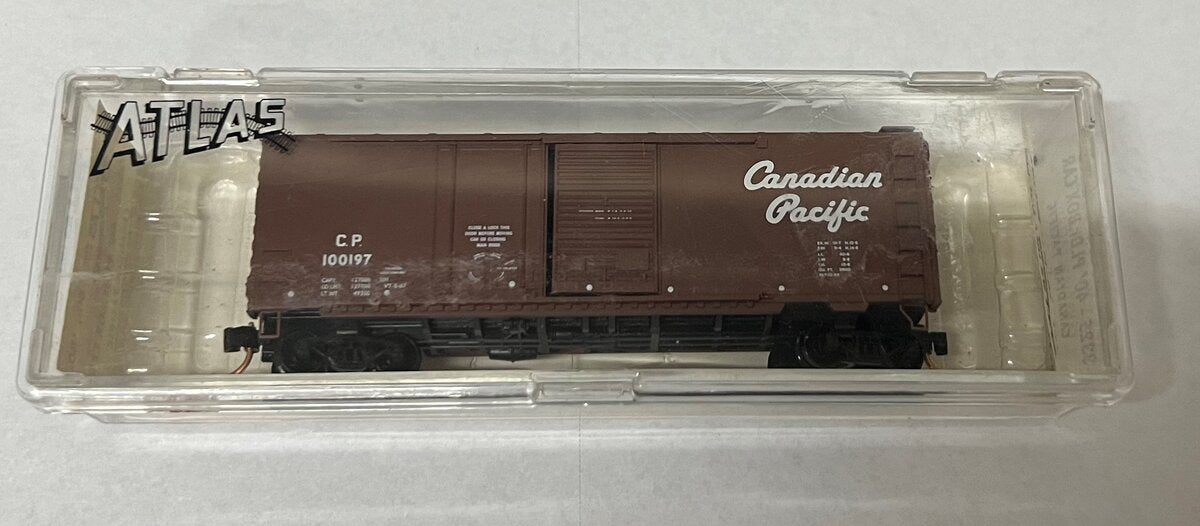 Atlas 3325 N Scale Canadian Pacific 40' Box Car #100197