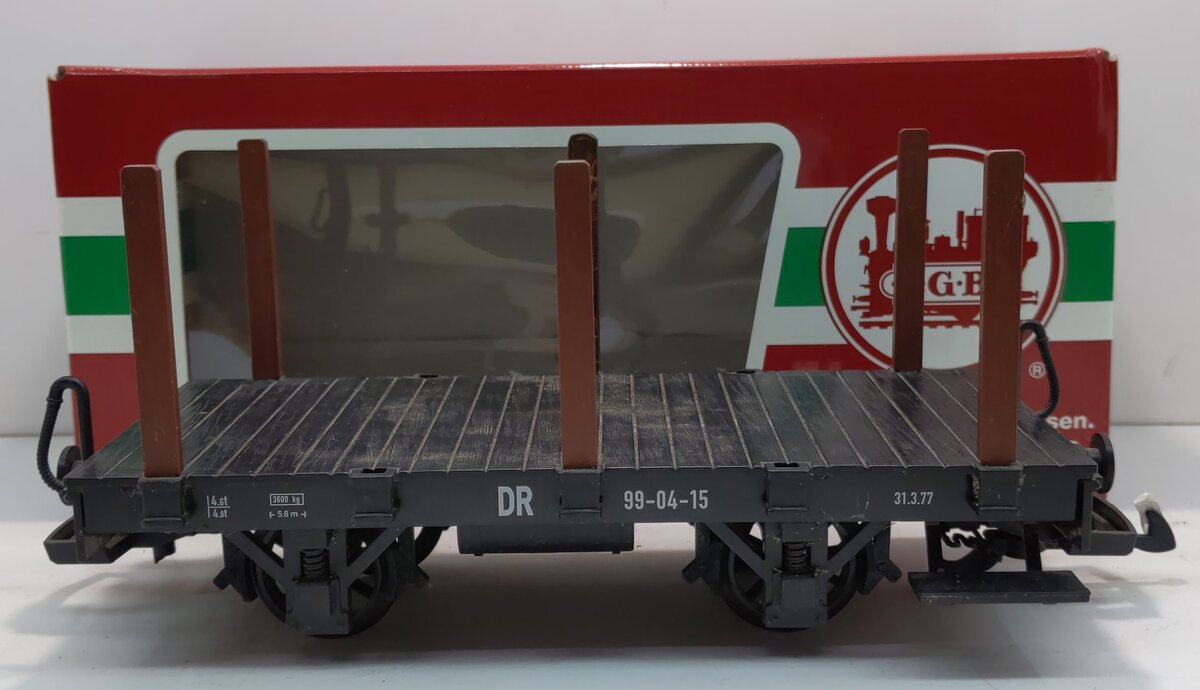 LGB 45000 Stake Car DR #99-04-15 – Trainz