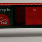 Lionel 6-39334 O Gauge COCA-COLA Christmas Boxcar