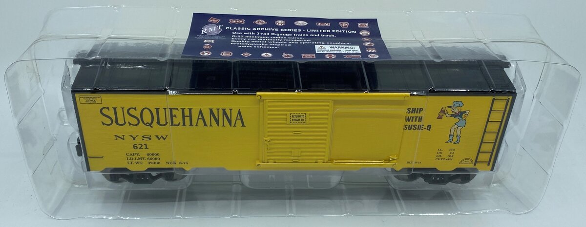 RMT 96443 O NYSW Susie-Q Boxcar #621