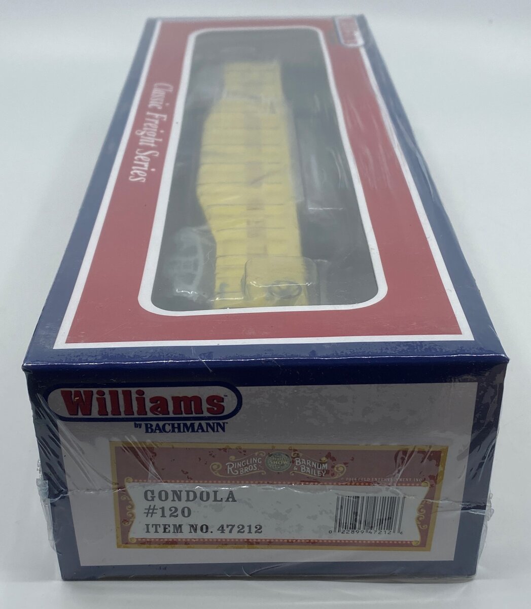 Williams 47212 O Ringling Bros. And Barnum & Bailey™ 40' Gondola #120