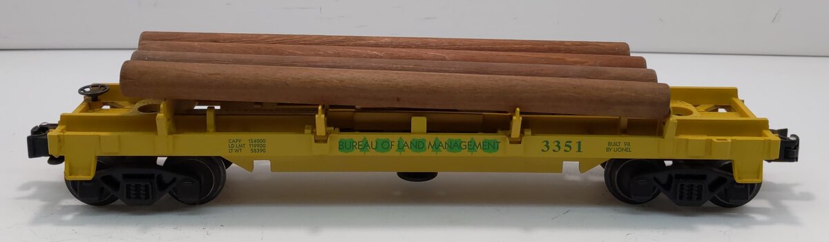 Lionel 6-16765 Bureau of Land Management Log Car