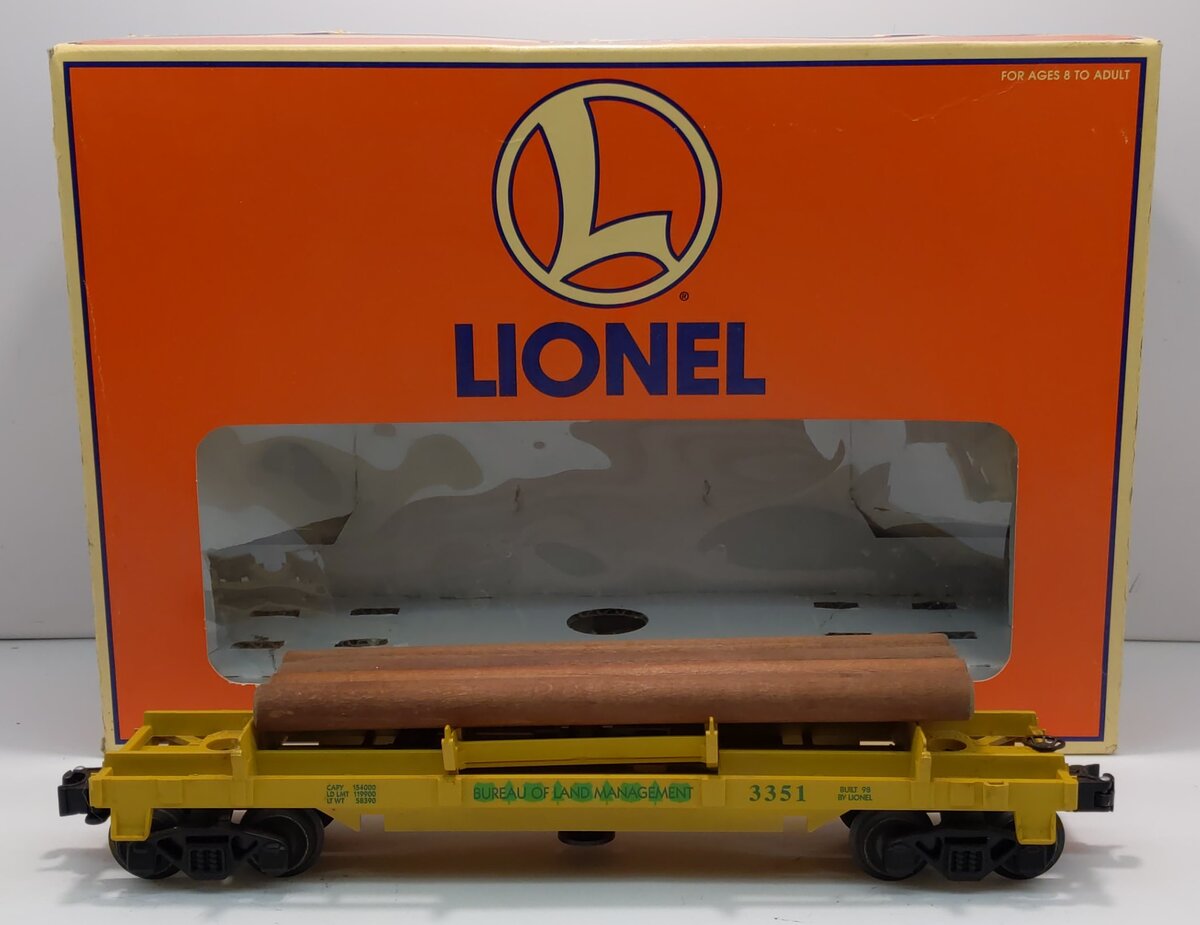 Lionel 6-16765 Bureau of Land Management Log Car