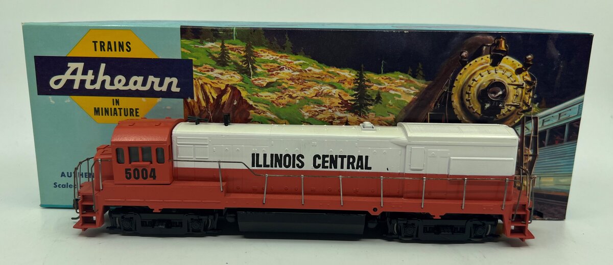 Athearn 3442 HO Illinois Central U30B Power Diesel Engine #5004