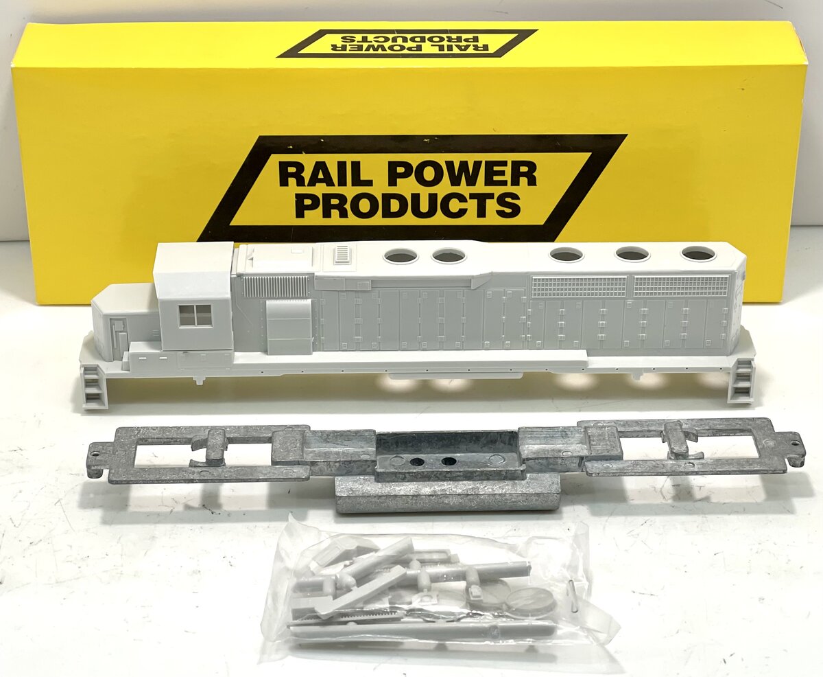 Rail Power HO Scale Undecorated EMD SD45-2 Diesel Shell & Chassis