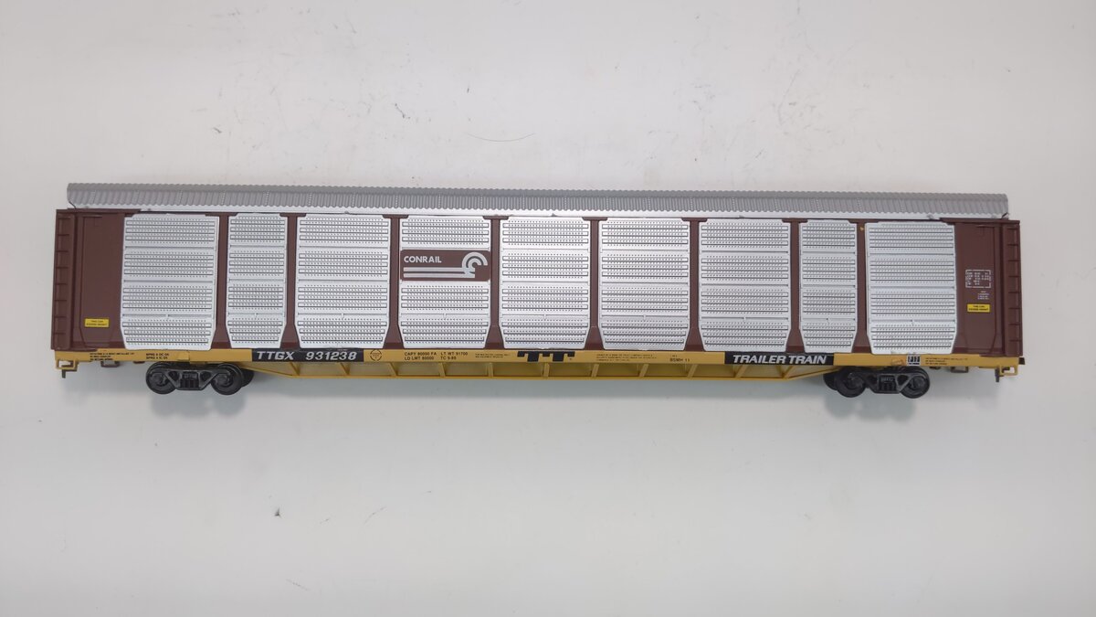 Walthers 932-4803 HO Conrail 89' Enclosed AutoCarrier Kit # 931225