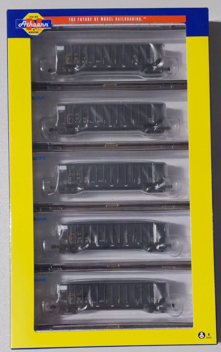 Athearn 25011 N CSX Bethgon Coalporter with Load #2 (Pack of 5)