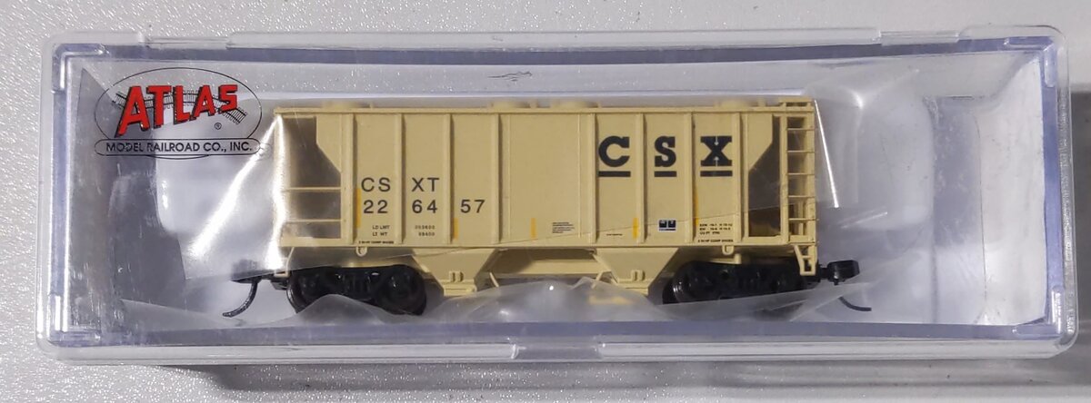 Atlas 50004174 N CSX Trainman PS-2 Covered Hopper #226457