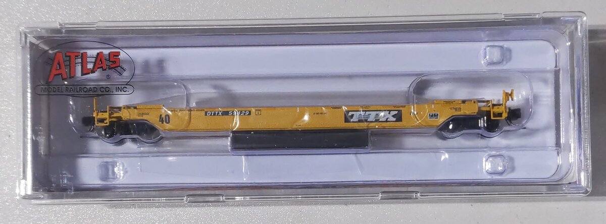 Atlas 50005286 N Scale TTX (Early Logo) 40' Rebuilt Well Car #59429