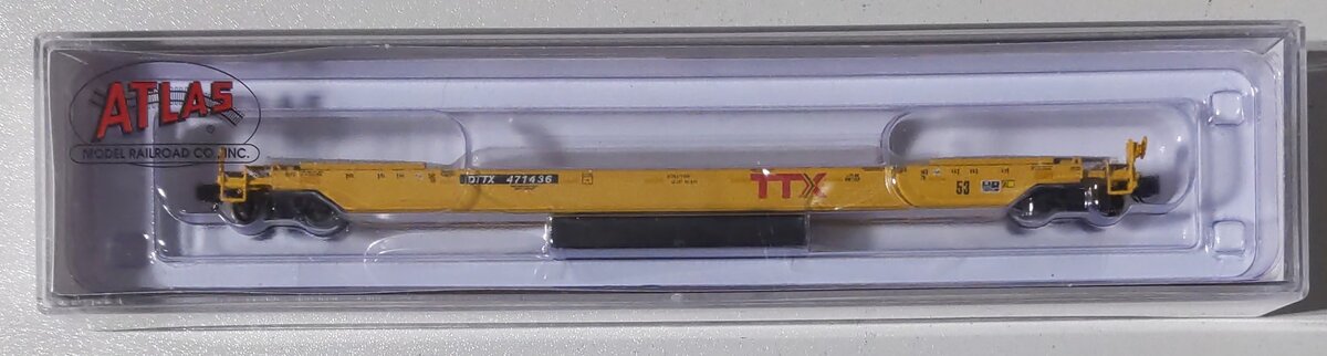 Atlas 50005305 N Scale TTX 40' Rebuilt Well Car #471436