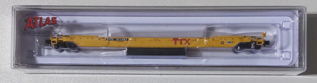 Atlas 50005307 N Scale TTX 40' Rebuilt Well Car #471462