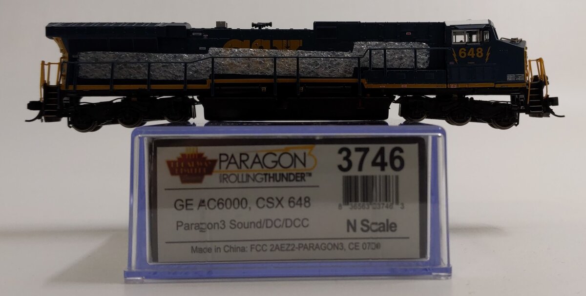 Broadway Limited 3746 N CSX GE AC6000 Diesel Locomotive #648 w/DCC