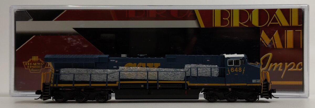 Broadway Limited 3746 N CSX GE AC6000 Diesel Locomotive #648 w/DCC