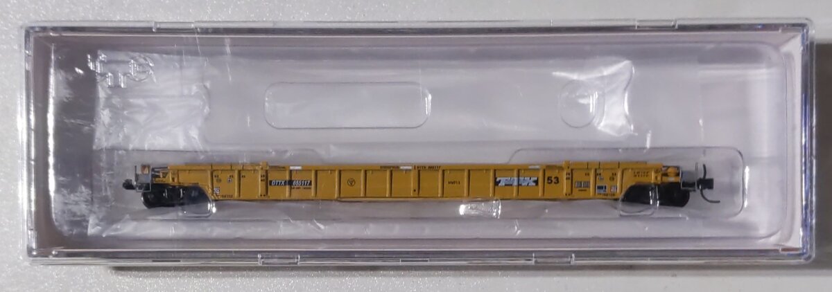 JTC Model Trains 772013 N Scale TTX NSC 53' 9 Post Well Car #655117