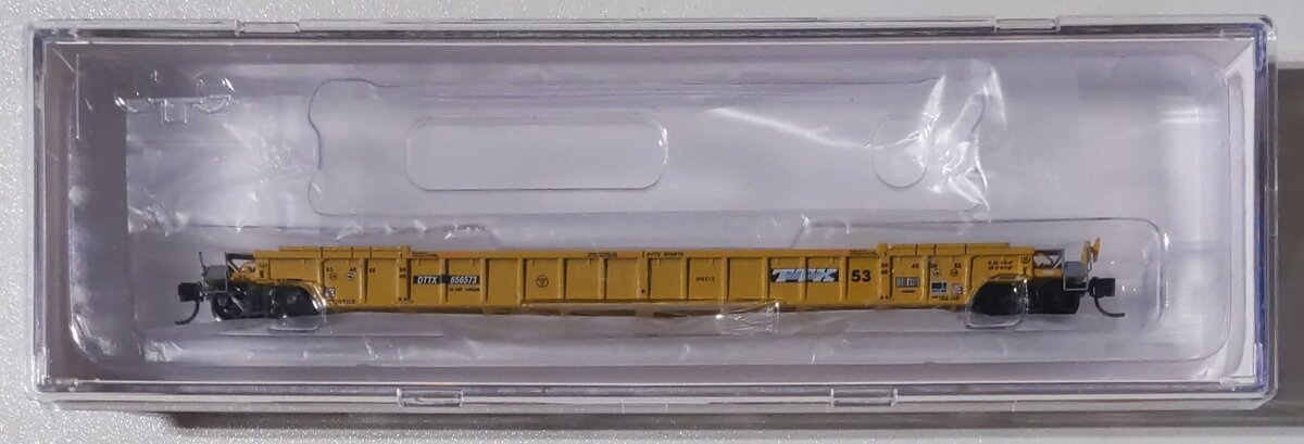 JTC Model Trains 772020 N Scale TTX NSC 53' 9 Post Well Car #656573