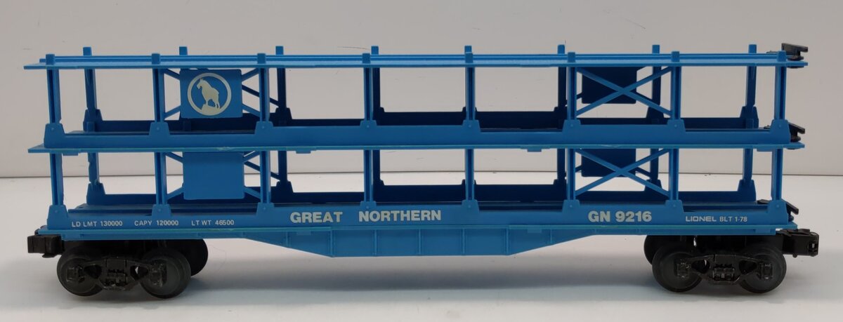 Lionel 6-9216 O Gauge Great Northern 3-Tier Auto Carrier