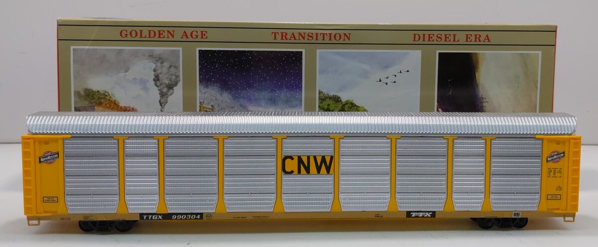 Walthers 932-4817 HO C&N 89' Enclosed Auto Carrier # 990304 Kit