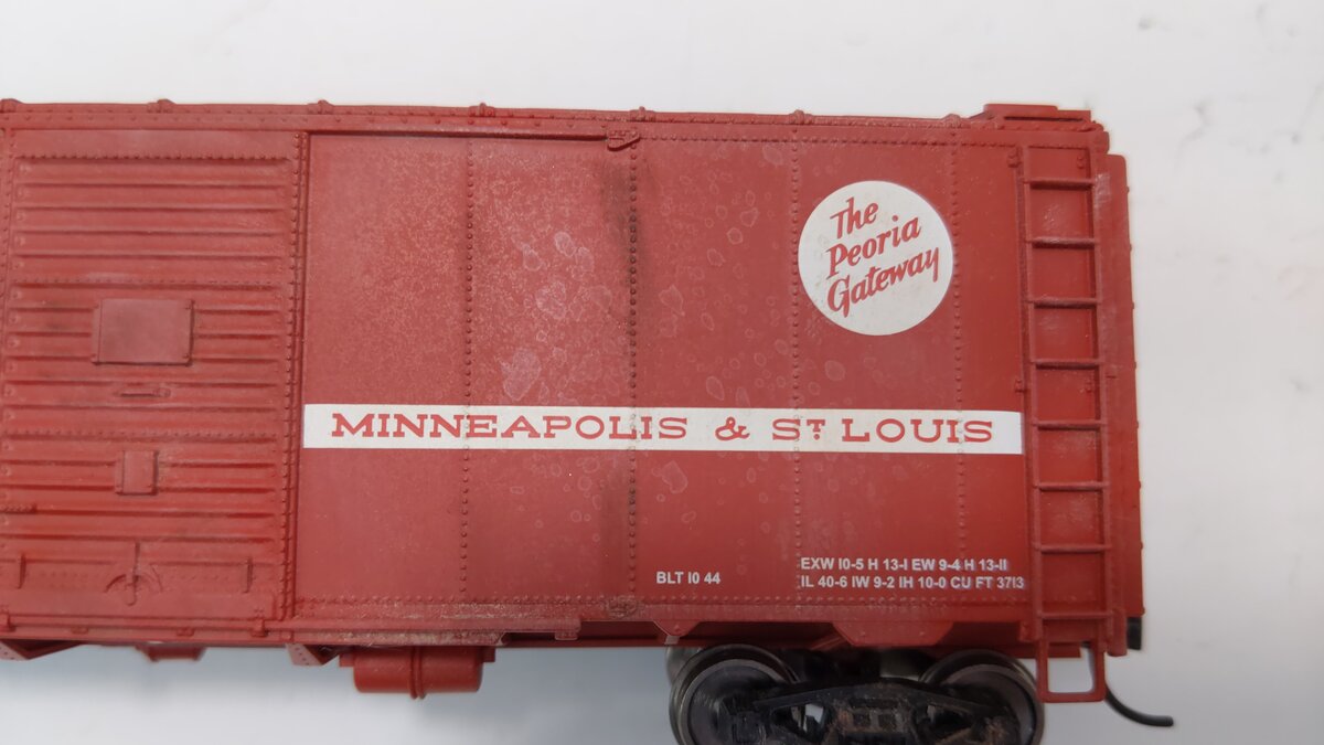 Walthers 910-1696 HO Minneapolis & St. Louis 40' AAR 1944 Boxcar #53214