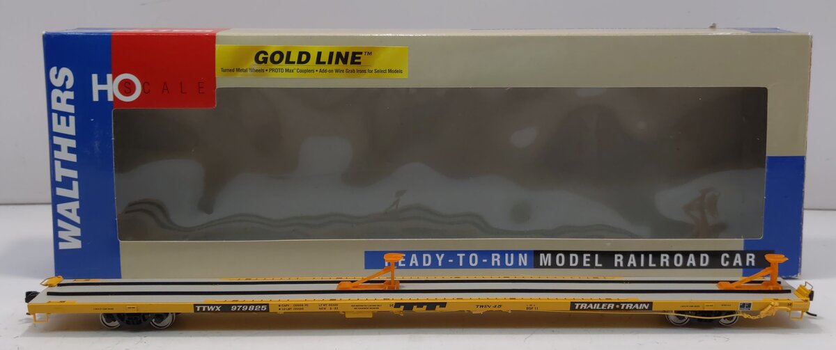 Walthers 932-40825 HO TTWX All Purpose Flat Car w/ P-S Hitches # 979825