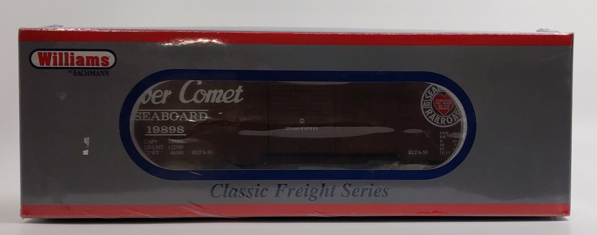 Williams 47048 O Gauge Seaboard Coast Line 40 Ft. Boxcar #19898