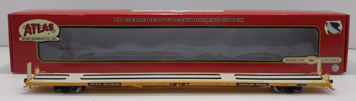 Atlas 20000304 HO Scale ACF Trailer Train 89'4" Flat Car #974830