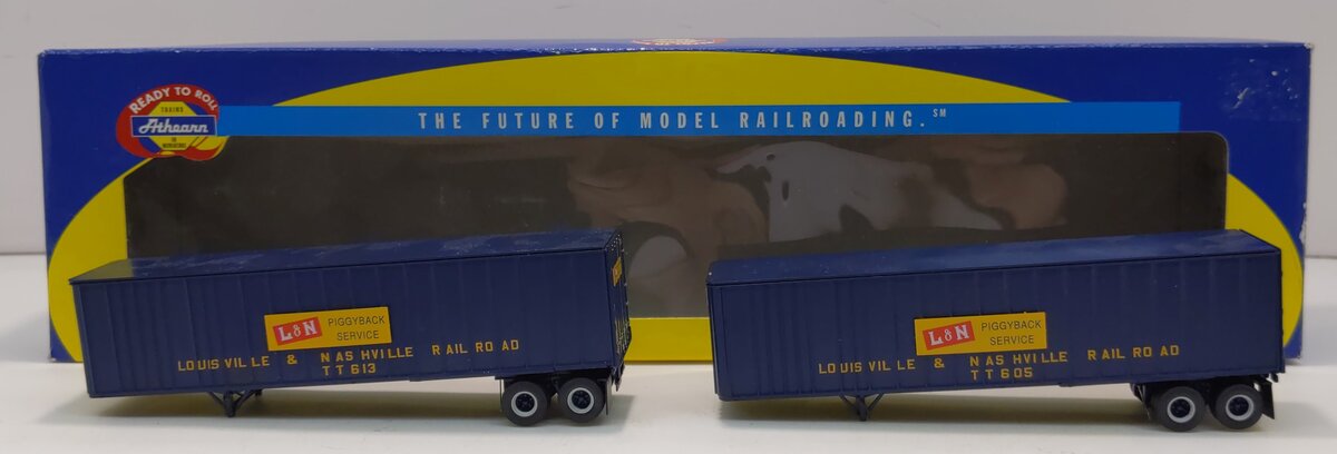 Athearn 70969 HO L&N 40' Exterior Post Z-Van Trailiers