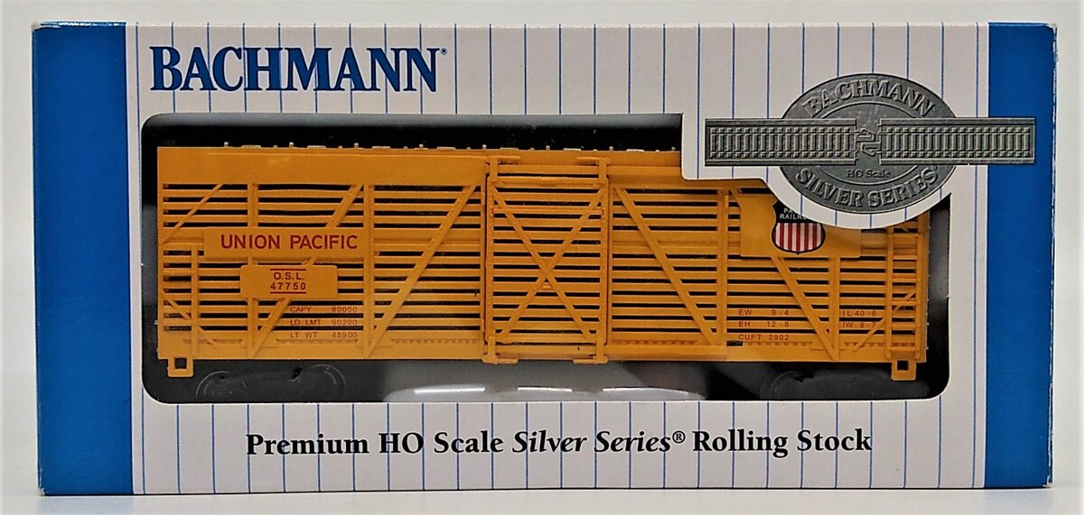 Bachmann 18513 HO Union Pacific 40' Stock Car #47750
