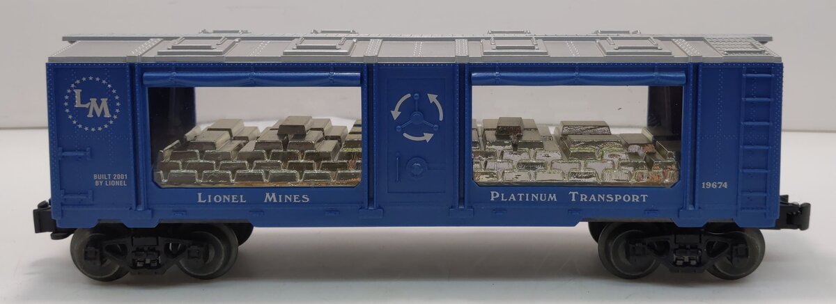 Lionel 6-19674 O Gauge Lionel Lines Platinum Mint Car #19674