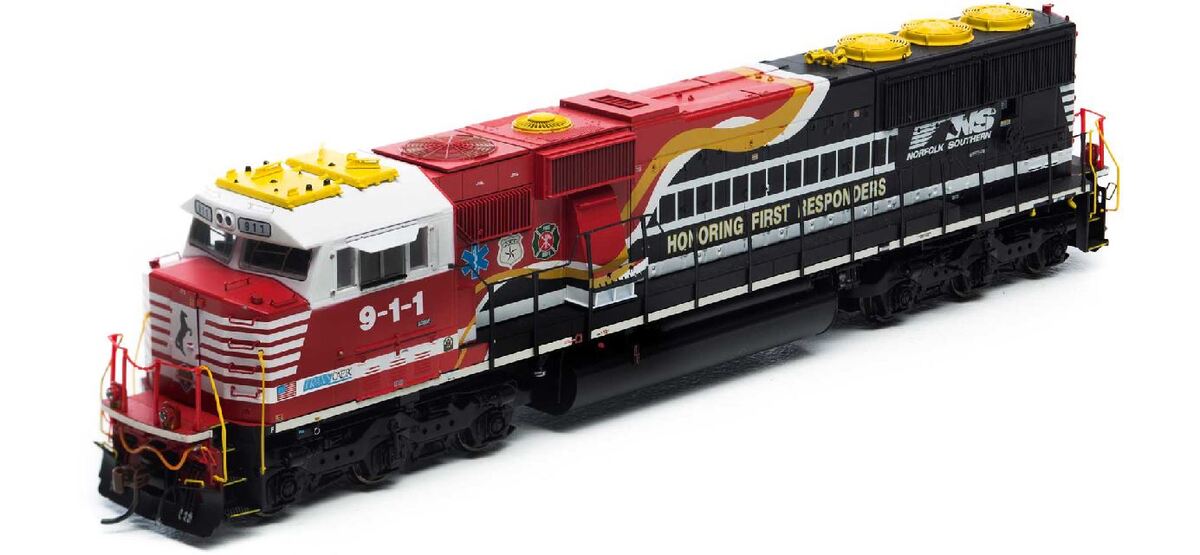 Athearn G65250 HO Norfolk Southern SD60E Diesel Locomotive #9-1-1 w/ DCC&Sound