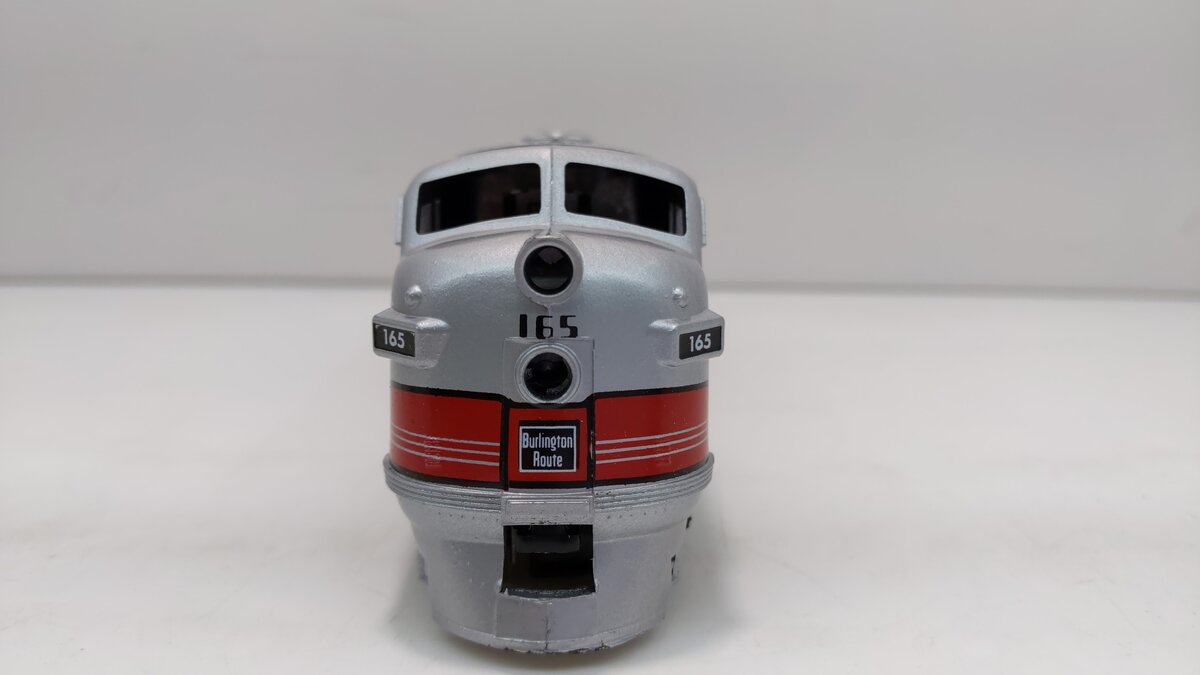 Athearn 2866 HO Burlington F-7A Powered Diesel Locomotive #165