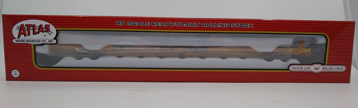 Atlas 20006123 HO TTX F89J 89' Flat Car with Mid/End Hitches #601127