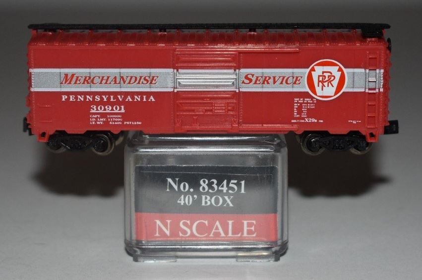 Model Power 83451 N PRR/Merchandise Service 40' Boxcar #30901
