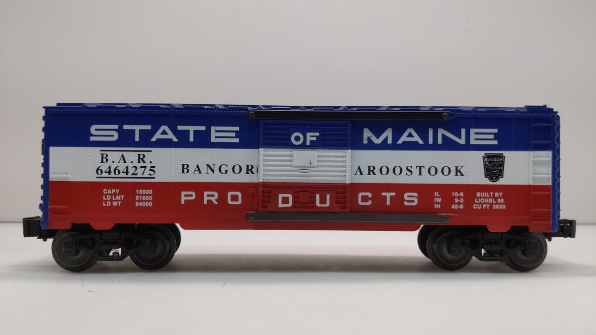 Lionel 6-19273 O Gauge State of Maine Boxcar #6464275
