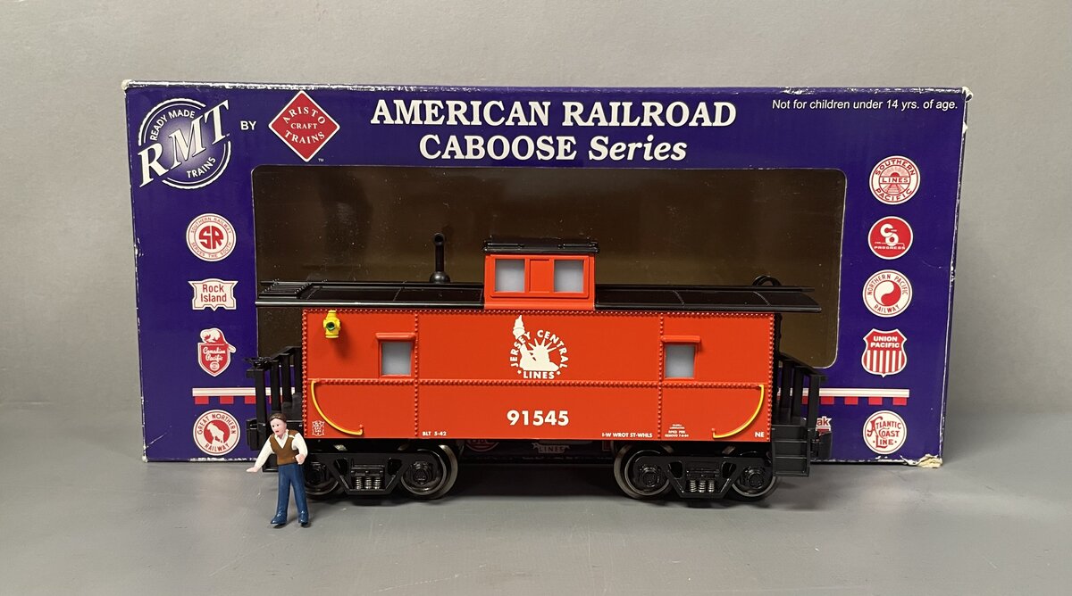 RMT 96926-2 O Jersey Central Caboose #91545 w/ Operating Marker Lights