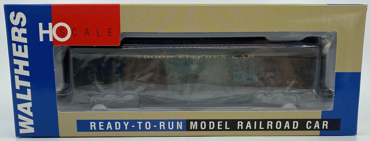 Walthers 932-4181 HO Scale ACF Troop Kitchen Car #K-100