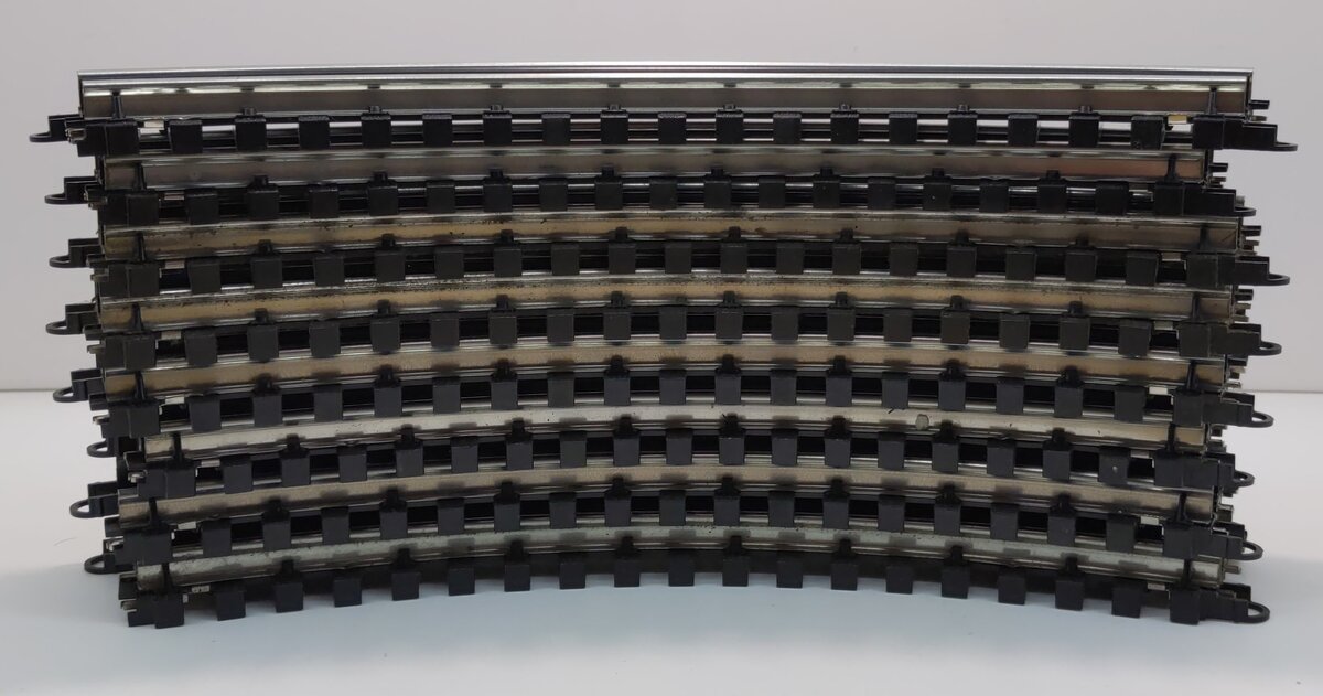 K-Line K-0706 O SuperSnap O31 Curved Track Sections (Pack of 8)