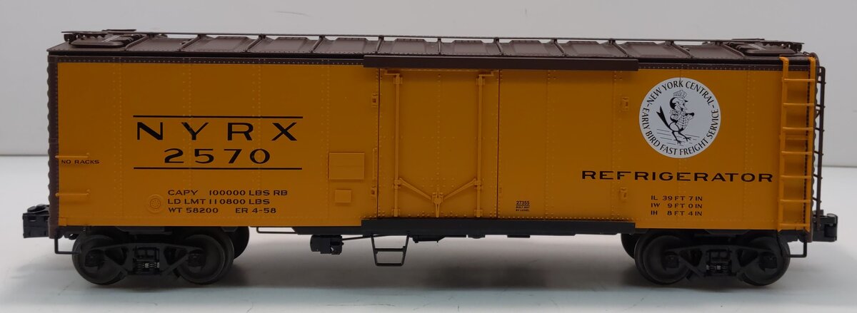 Lionel 6-27355 O Gauge New York Central Steel-Sided Refrigerator Car #2570