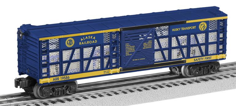 Lionel 6-19586 O-27 Alaska Railroad Husky Transport Car