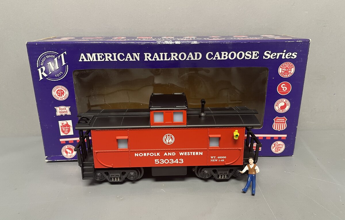 Aristo-Craft CAB241 N&W Caboose with Conductor Figure